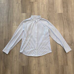 Ministry of Supply - Gemini Knit Shirt - Grey Stripe (Men's M Slim)